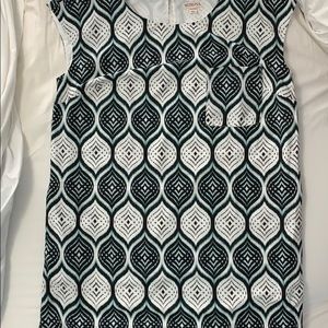 Aztec Print Shift Dress